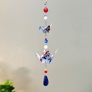 Origami Ornament #2334 - Double Mini Crane